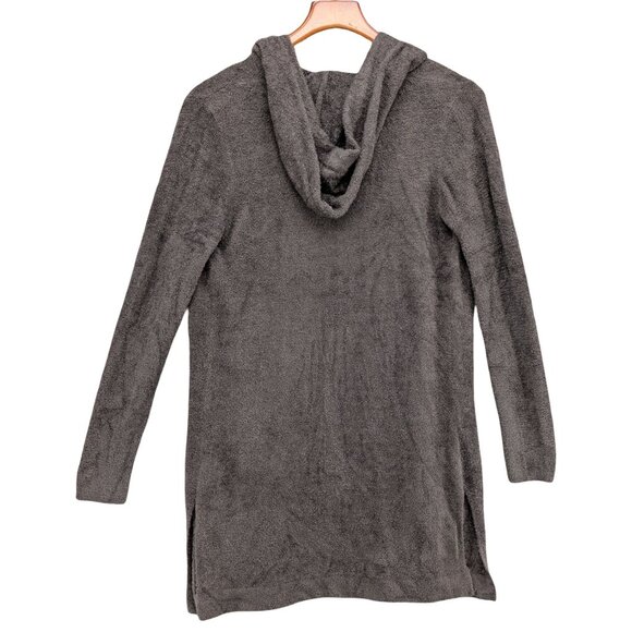 Barefoot Dreams CozyChic Lite Cardigan Womens Brown Hooded Open Front Size XS/S - Picture 2 of 8